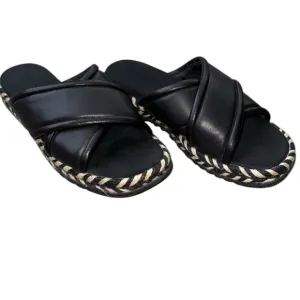 Tory Burch Cross Espadrille Slide Sandals