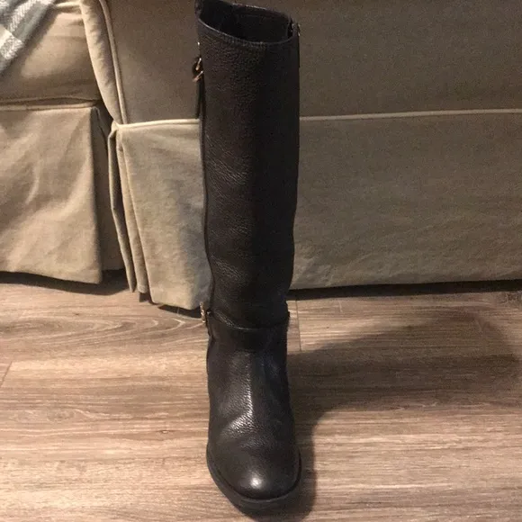 Tory Burch Elina black riding boot size 9M