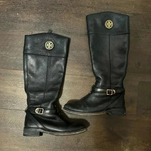 Tory Burch leather riding boots 8