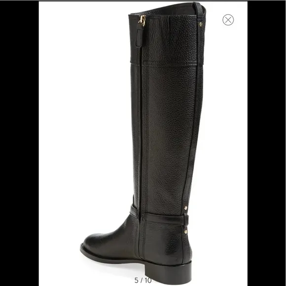 Tory Burch Marlene Leather Riding Boots