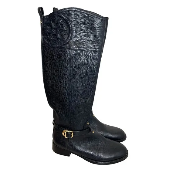 Tory Burch‎ Marlene Leather Riding Boots