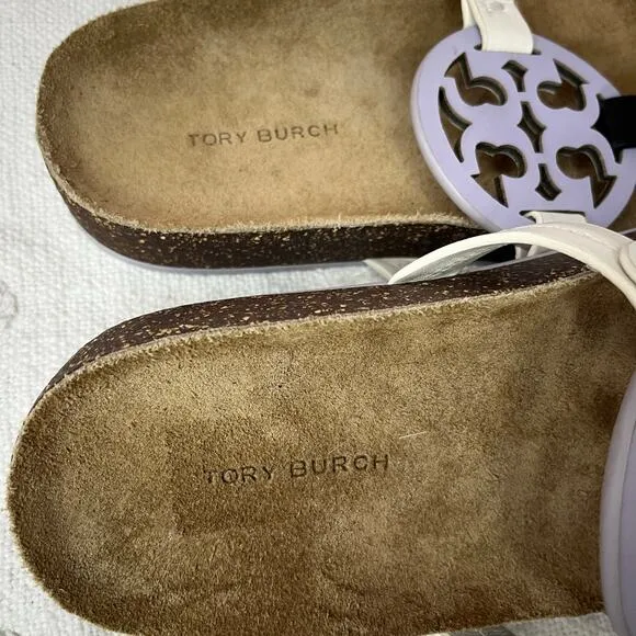 Tory Burch Miller Cloud Sandal Spring Lavender Purple Sandal Slip On Size 7