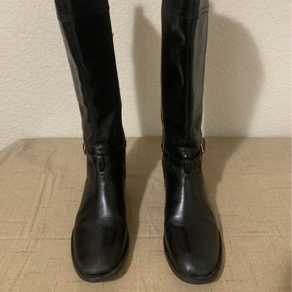 Tory Burch Nadine tall  rider boots.