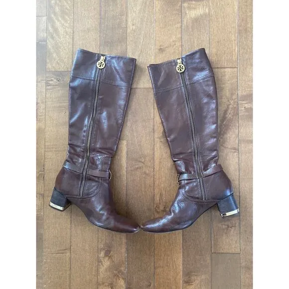 Tory Burch riding boots brown size 7