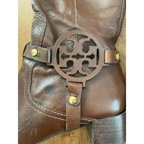 Tory Burch riding boots brown size 7