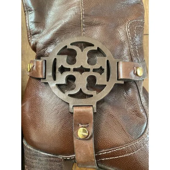 Tory Burch riding boots brown size 7