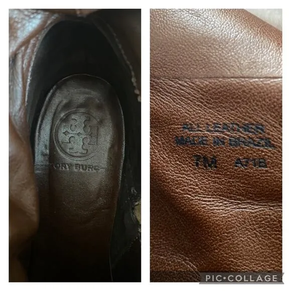 Tory Burch riding boots brown size 7