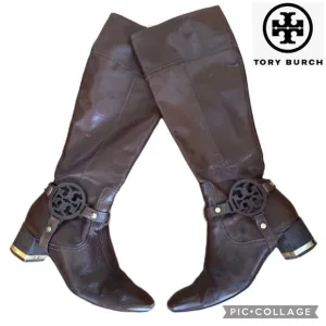 Tory Burch riding boots brown size 7