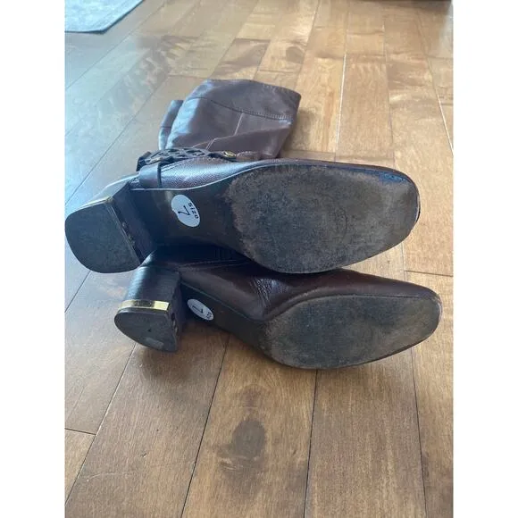 Tory Burch riding boots brown size 7