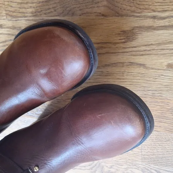 Tory Burch Sienna Brita Leather Tall Knee High Riding Boots 8.5