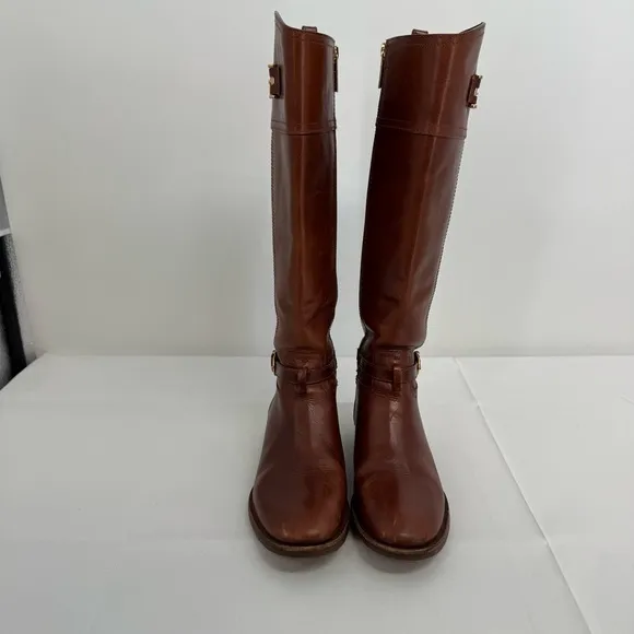 Tory Burch Sienna Brita Riding Boots Size 7.5M Brown
