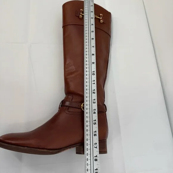 Tory Burch Sienna Brita Riding Boots Size 7.5M Brown
