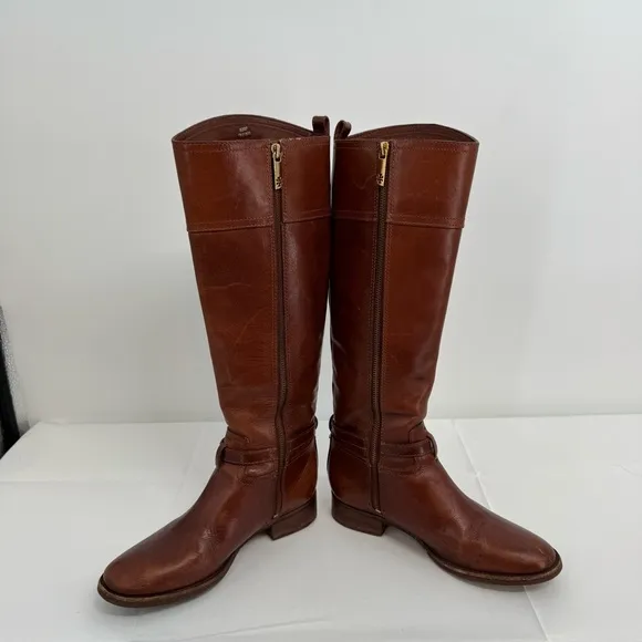 Tory Burch Sienna Brita Riding Boots Size 7.5M Brown