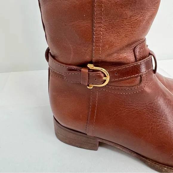 Tory Burch Sienna Brita Riding Boots Size 7.5M Brown