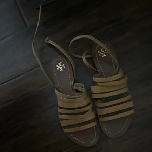 Tory Burch Tan Strappy Sandals