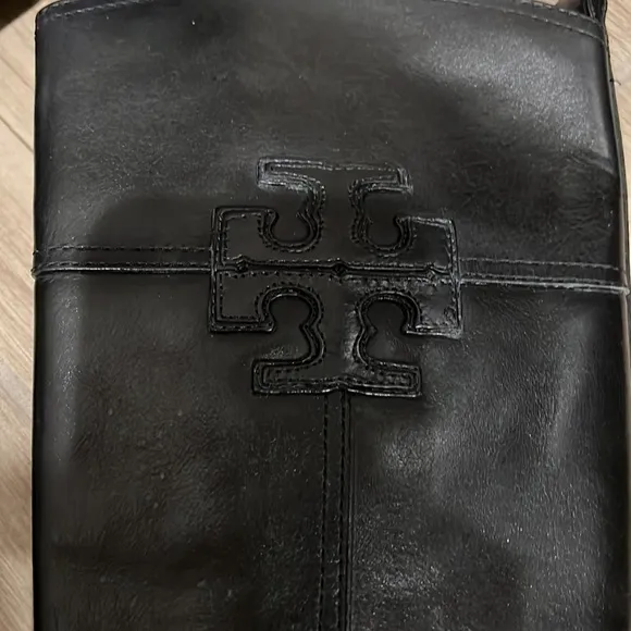 Tory Burch veg leather Black riding boots size 6.5, Stunning Blair Riding Boots