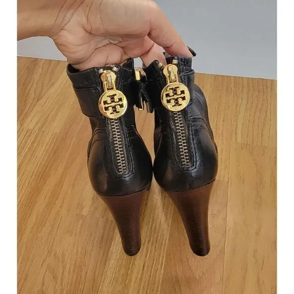 Tory Burch Melrose Leather Cheslea Boots 6