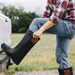 TREDS Super Tough 17&quot; Pull-On Stretch Rubber Overboots