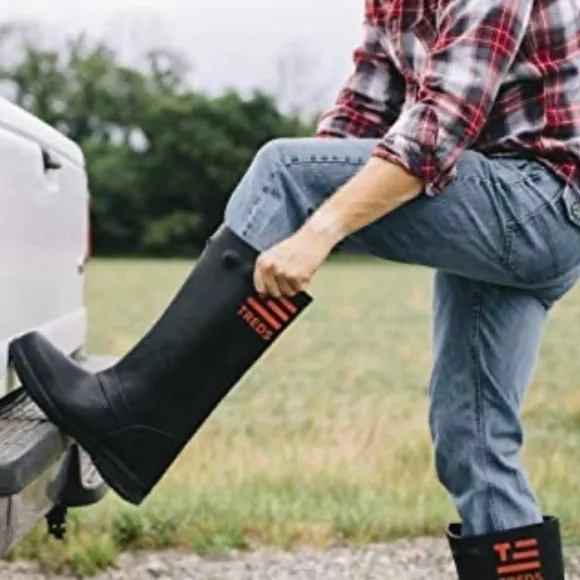 TREDS Super Tough 17&quot; Pull-On Stretch Rubber Overboots