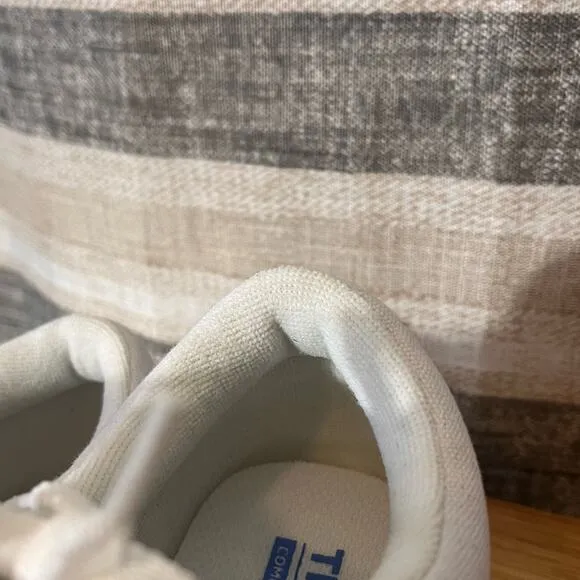 Tretorn Chelsea White Canvas Sneakers Size 9