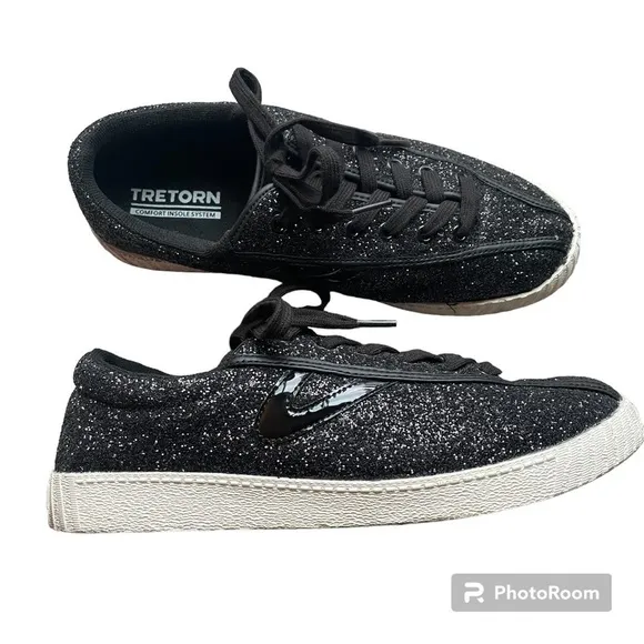 TRETORN Nylite Sparkle Glitter Canvas Sneakers