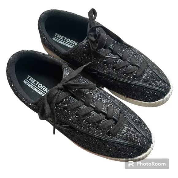 TRETORN Nylite Sparkle Glitter Canvas Sneakers