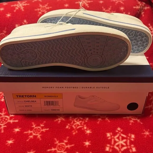 Tretorn Sneakers Chelsea  Canvas Memory Foam Size 6.5