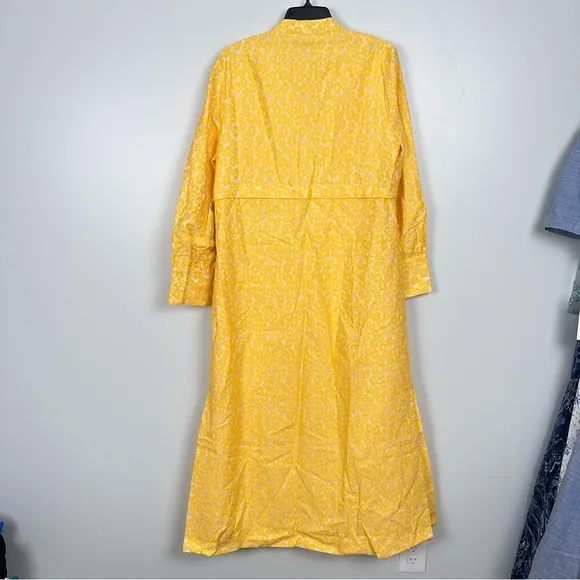 Tuckernuck Yellow Daisy Jacquard Aurelia Dress NEW