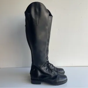 TuffRider Children's Starter Back Zip Field Boots Size SR 4 Horse Riding