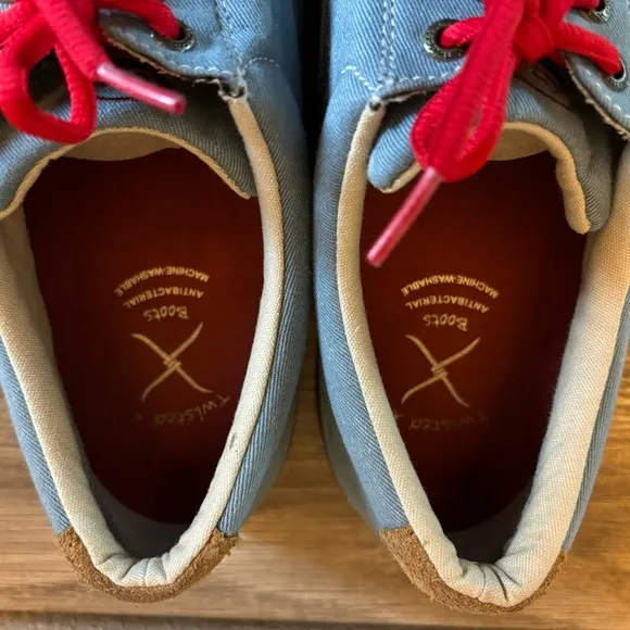 Twisted X Hooey Mens Casual Canvas Sneakers Blue Size 11