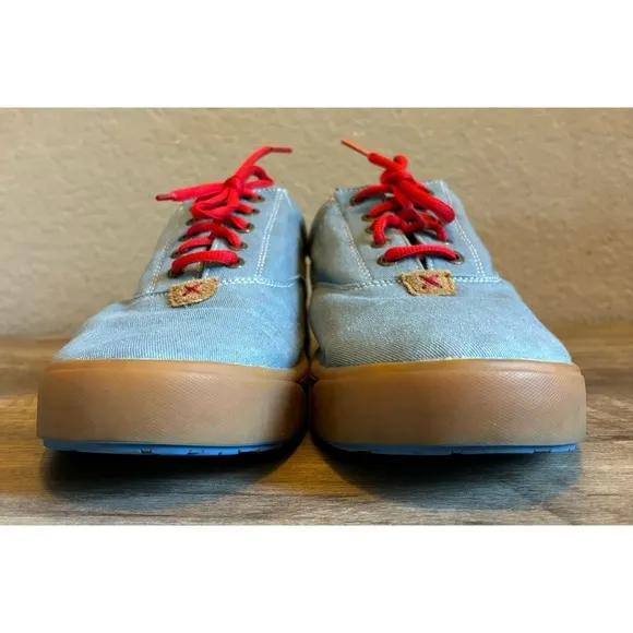 Twisted X Hooey Mens Casual Canvas Sneakers Blue Size 11