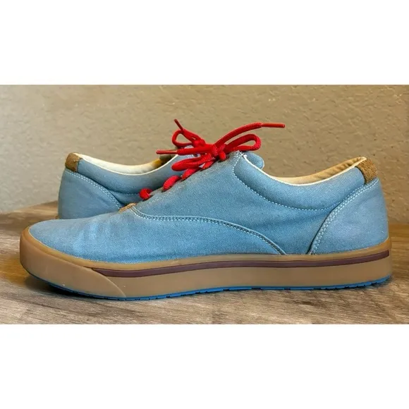 Twisted X Hooey Mens Casual Canvas Sneakers Blue Size 11
