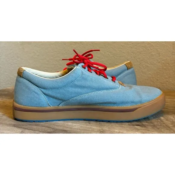 Twisted X Hooey Mens Casual Canvas Sneakers Blue Size 11