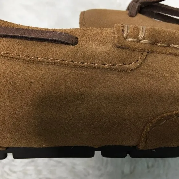 UGG 1005350 Men's Slip On Moccasin Loafers Chestnut Brown Suede Shoes Size 8