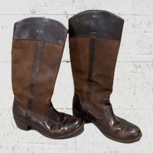 UGG Australia Cassis Lodge Leather &amp; Suede Riding Boots