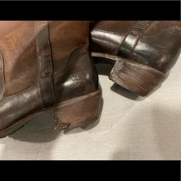 UGG Australia Cassis Lodge Leather &amp; Suede Riding Boots