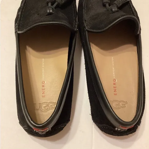 UGG Australia. Men’s Marris Black Suede Loafers Size 8