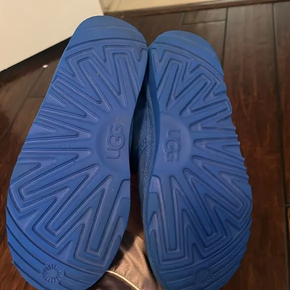UGG Blue Suede Ankle Boots