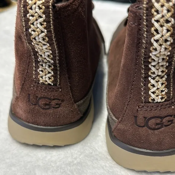 UGG Brown and Tan Chukka Boots with Suede Upper