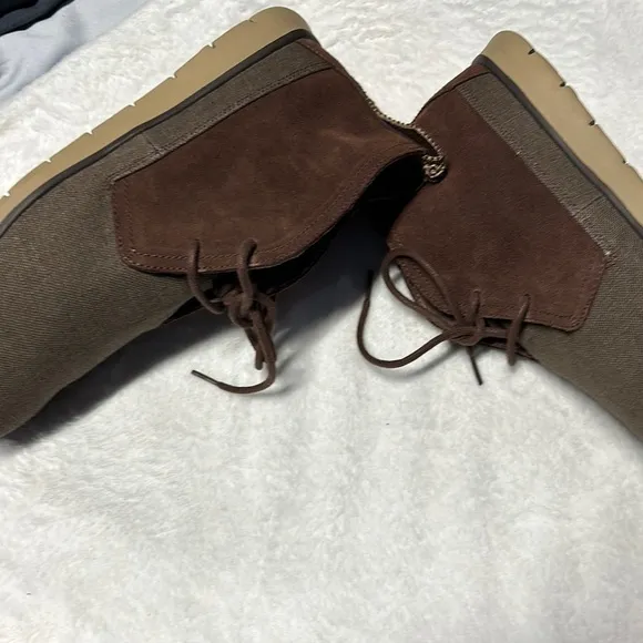 UGG Brown and Tan Chukka Boots with Suede Upper