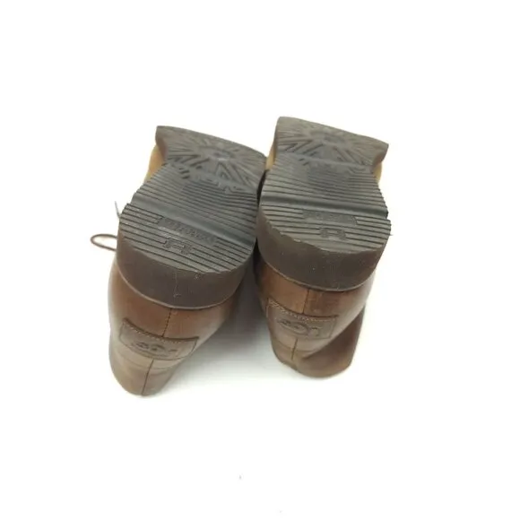 UGG Brown Leather Suede Desert Chukka Boots Mens size 10 Style 1013232