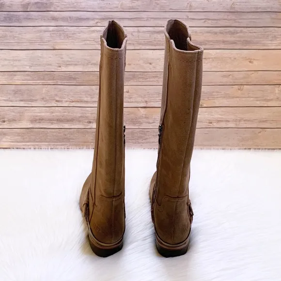 UGG Channing Chestnut Suede Riding Boots