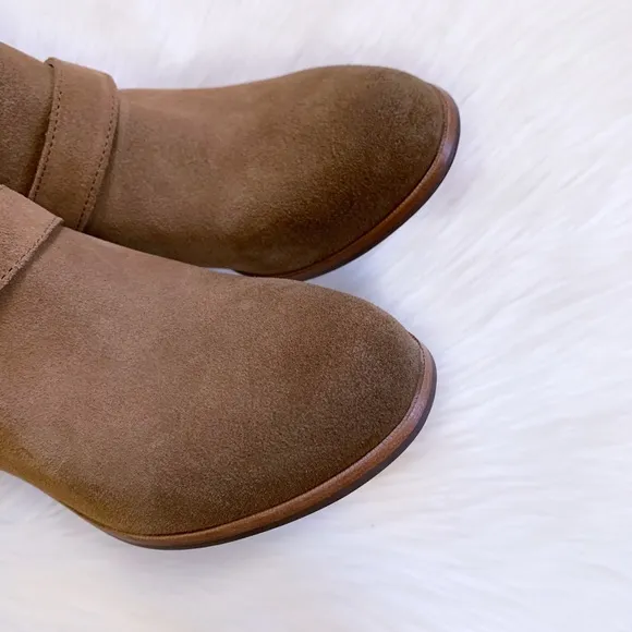 UGG Channing Chestnut Suede Riding Boots