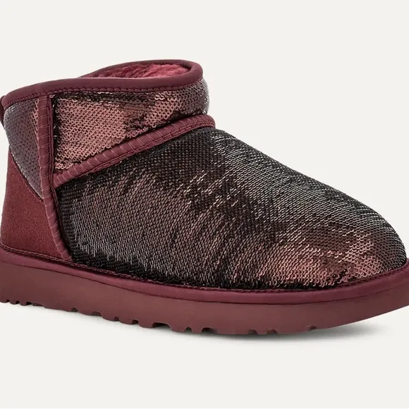 Ugg Classic Ultra Mini Mirror Ball Boots