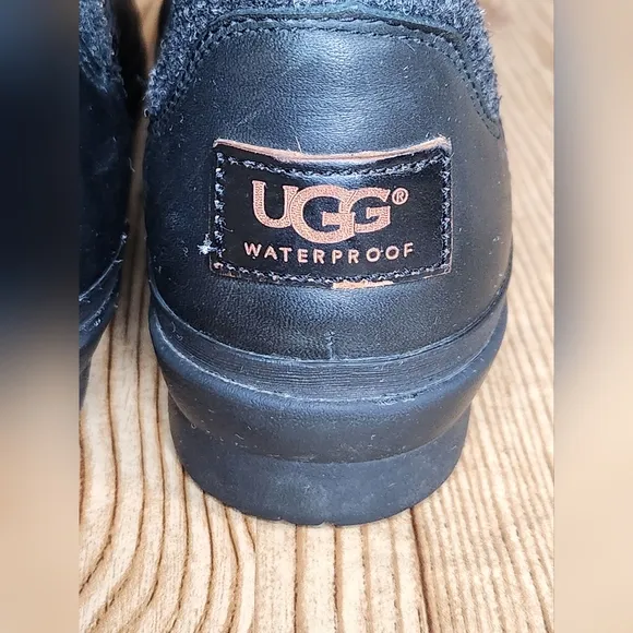 UGG Janina‎ Waterproof Leather Paneled Tall Riding Calf Boots Size 5