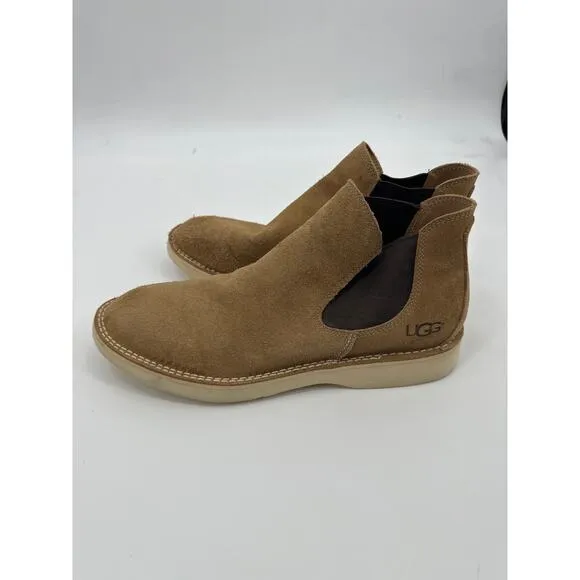 UGG Men’s Camino Chelsea Boot Suede Desert Tan US Size 14