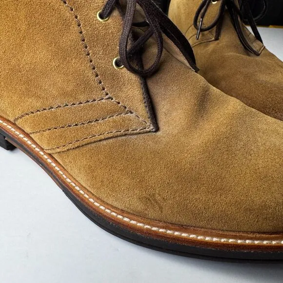UGG Mens Chukka Boots 10.5 Brown Suede Leather Treadlite Comfort Leather Lined