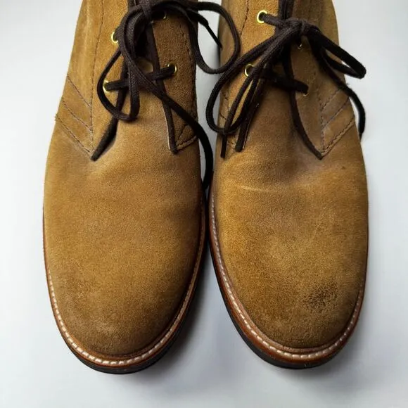 UGG Mens Chukka Boots 10.5 Brown Suede Leather Treadlite Comfort Leather Lined