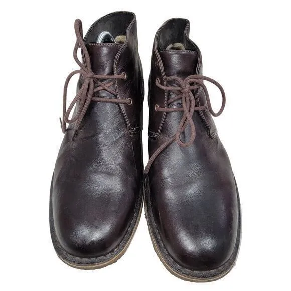 UGG Men's Leighton‎ Chukka Boots 3275 Brown size 12 Leather Comfort Work Casual