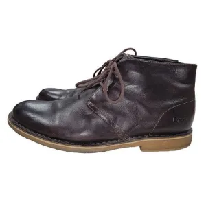 UGG Men's Leighton Chukka‎ Boots 3275 Brown size 12 Leather Comfort Work Casual